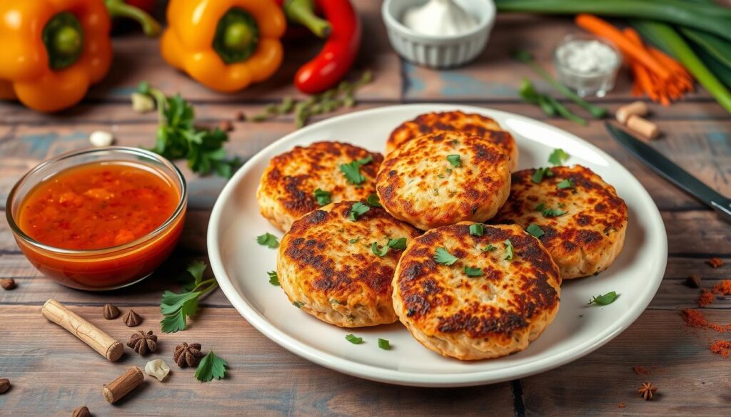 Cajun salmon patties