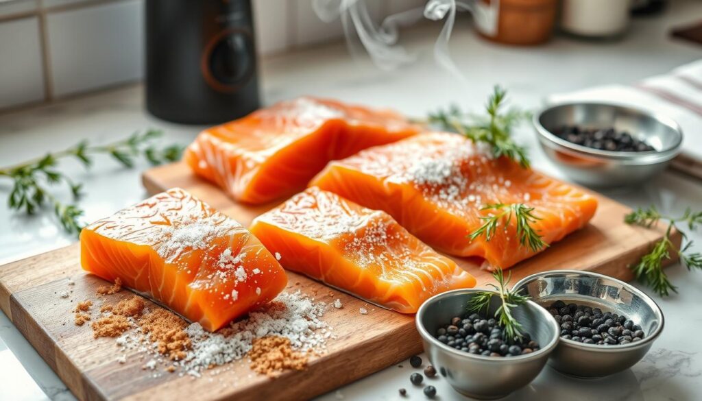 Smoked Salmon Preparation