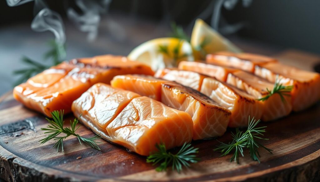 smoked salmon